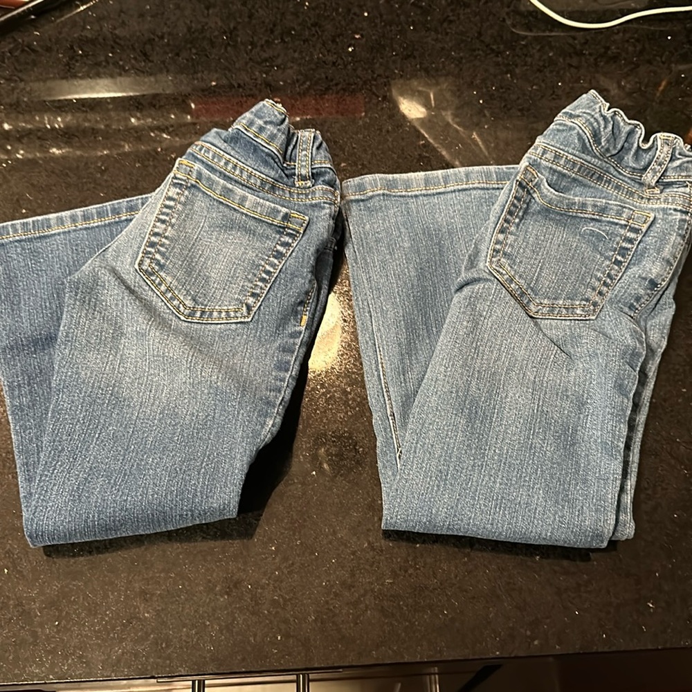 2 pair Children Place boot cut Jean